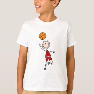 Rote Jungen Basketball T-Shirts und Geschenke