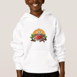 Rote Kaffeetasse Hoodie