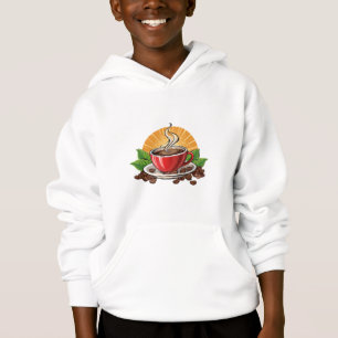Rote Kaffeetasse Hoodie