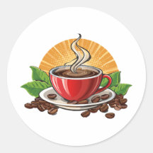 Rote Kaffeetasse