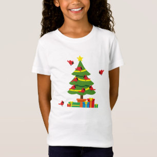 Rote Kardinal - Christmas Merrier verbringt zusamm T-Shirt