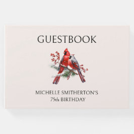 Rote Kardinäle - 75. Geburtstag von Frauen Gästebuch