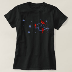 Rote Kardinäle. Weihnachtsgeschenke T - Shirt
