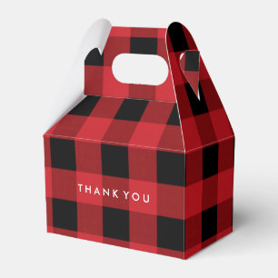 Rote Karo-Roland-Land-Holiday-Geschenkboxen Geschenkschachtel