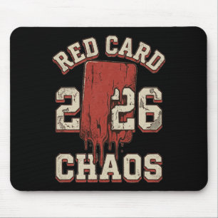 Rote Karte Chaos Lustiger Fußball 2026 – Footll Mousepad