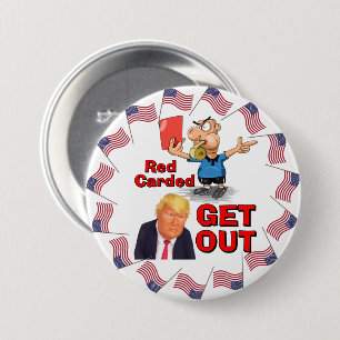 Rote Karte Knopf Button
