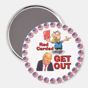 rote Karte Magnet
