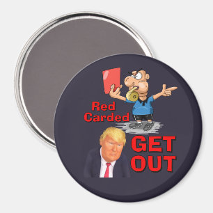 rote Karte Magnet