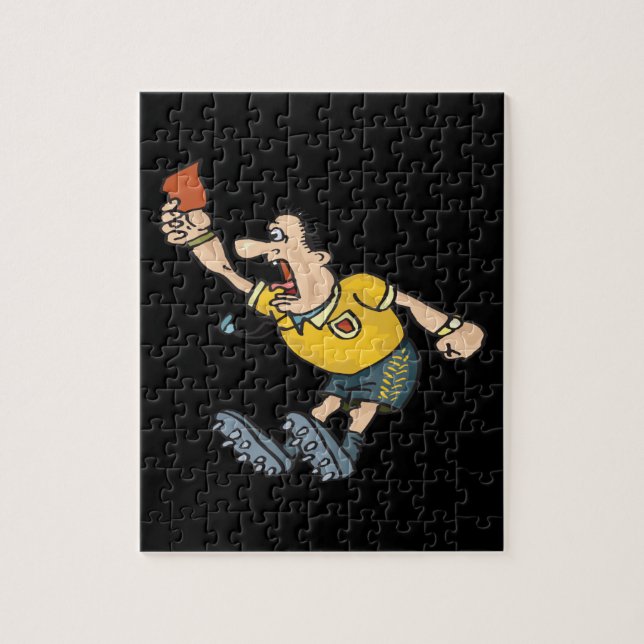 Rote Karte Puzzle (Vertikal)