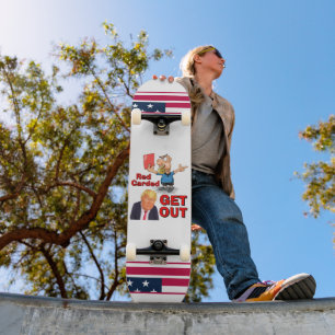 Rote Karte Skateboard