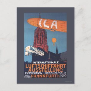 Rote Kathedrale - 1. Luftfahrt-Ausstellung Postkarte
