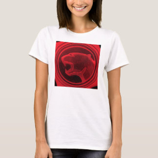 Rote Katze T-Shirt