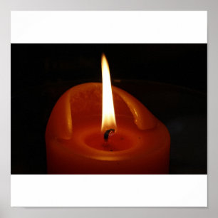 Rote Kerze Poster