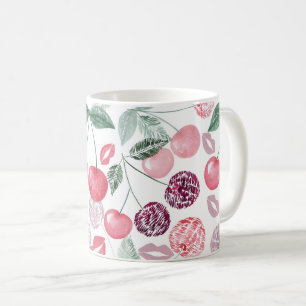 Rote Kirschbeere Kaffeetasse