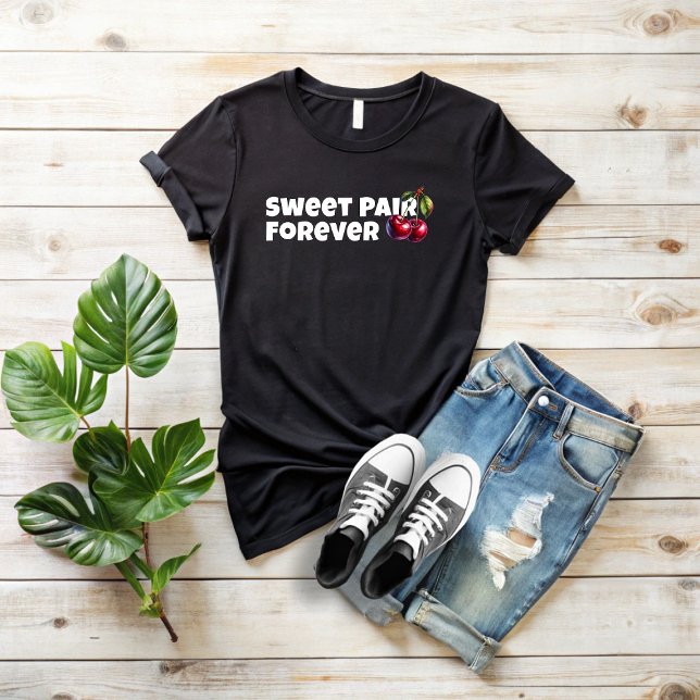 Rote Kirsche Slogan Mutter Tag T-Shirt (Von Creator hochgeladen)