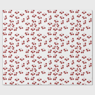 rote Kirschen Geschenkpapier