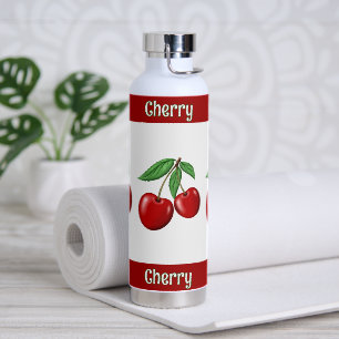 Rote Kirschen Personalisiert Trinkflasche
