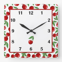 Rote Kirschen überall in der Grafik