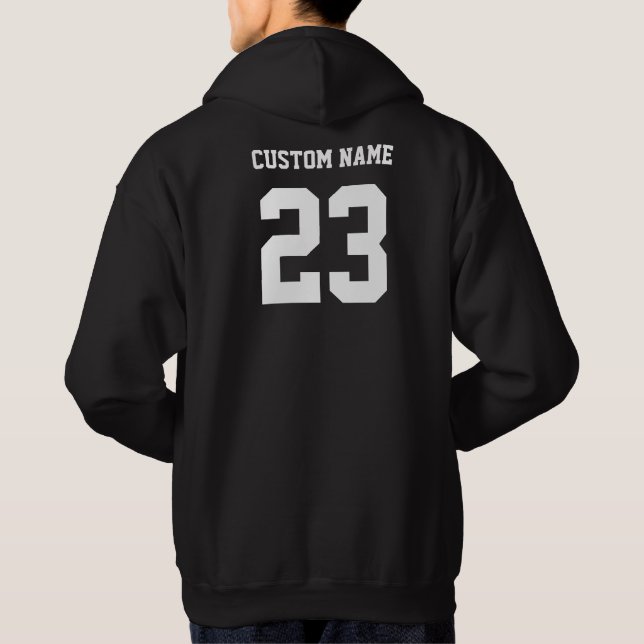 Rote Klasse von Mens Individuelle Name 2021 Hoodie (Rückseite)