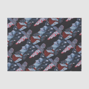 Rote Königin-Herz-Alice-Märchenland-Rosen Goth Seidenpapier