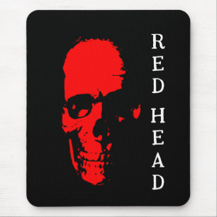 Rote Kopfmauspad Mousepad