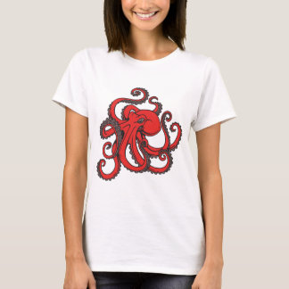 Rote Krake T-Shirt