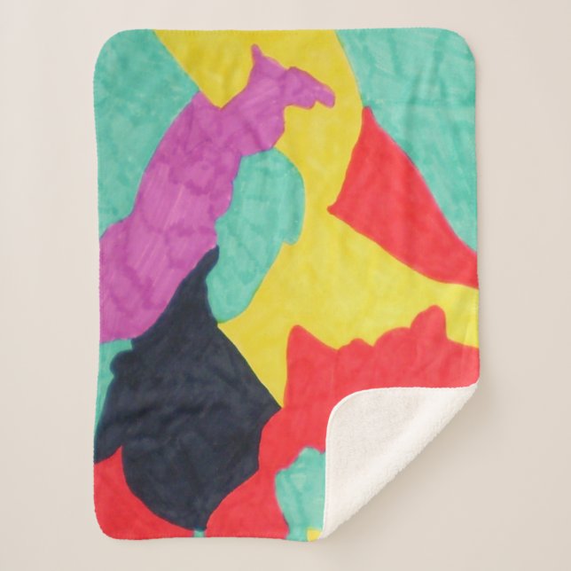 Rote Kreaturen Sherpadecke (Vorderseite)