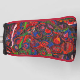 Rote Kreise Golf Headcover