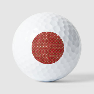 rote Kreispunkte Golfball