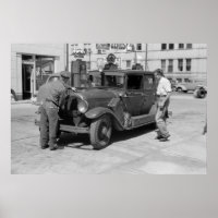 Rote Krone-Tankstelle, 40er