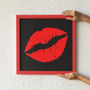 Rote Kuss Poster