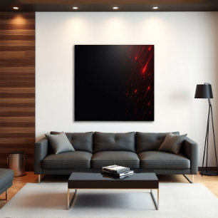 Rote Laserregen Poster