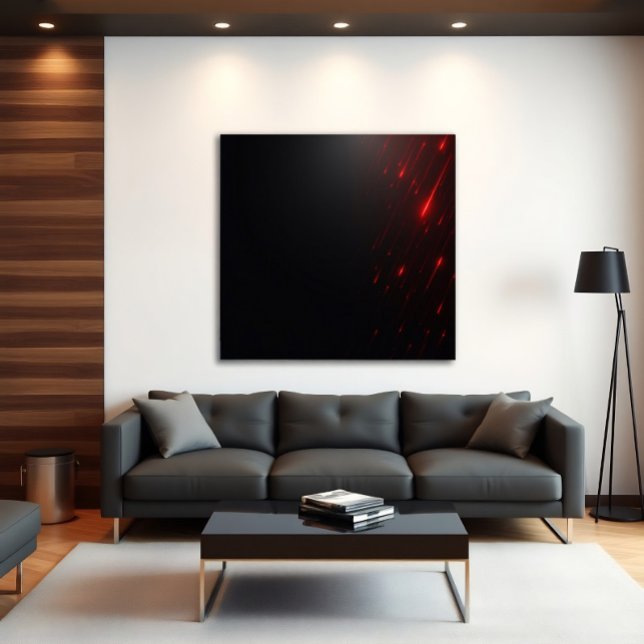 Rote Laserregen Poster (Von Creator hochgeladen)