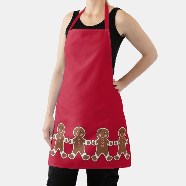 Rote Lebkuchen-Schürze  Schürze (InSitu)