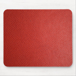 Rote Lederoptik Mousepad