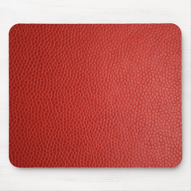Rote Lederoptik Mousepad (Vorne)