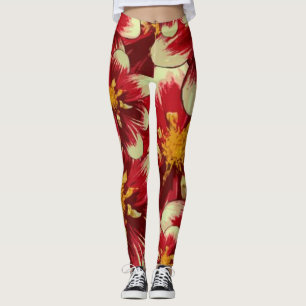 Rote Leggings