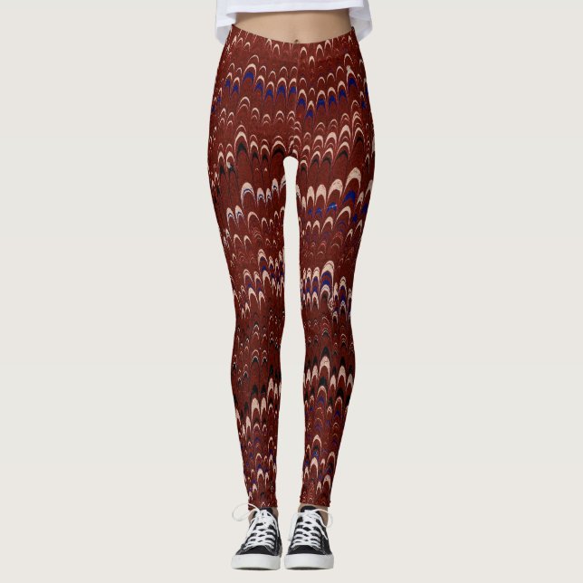 Rote Leggings ohne pareil (Vorderseite)