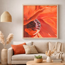 Rote leuchtende Mohnblumen-Fotografie von Meggidoo