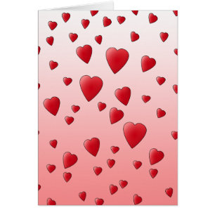 Rote Liebe-Herzen. Muster