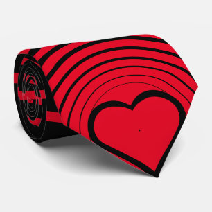 Rote Liebe - Kreise hinzufügen Krawatte