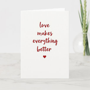 Rote Liebe Macht Es Besser Karte