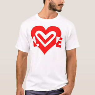 Rote Liebe T-Shirt