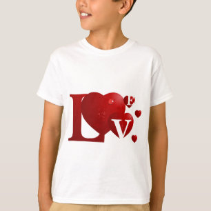Rote LIEBE T-Shirt