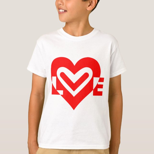 Rote Liebe T-Shirt (Vorderseite)