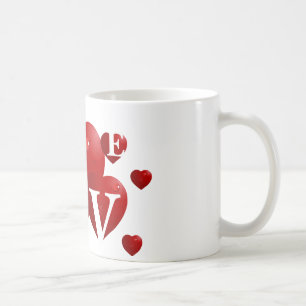 Rote LIEBE Tasse