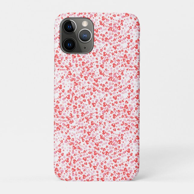 Rote Liebesherzen – Valentinskollektion Case-Mate iPhone Hülle (Rückseite)