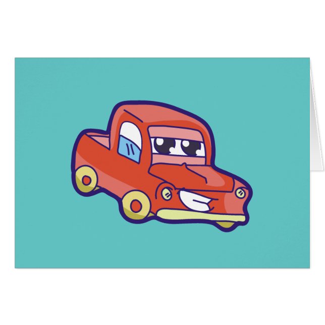 Rote Lieferwagen-LKW-T-Shirts und Geschenke (Vorderseite (Horizontal))