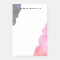 Rote Lila graue Aquarellsteine - Individuelle Name