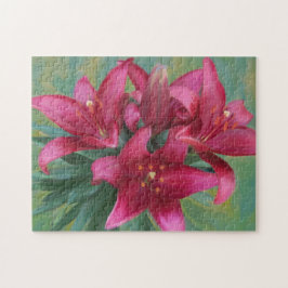 Rote Lilie Puzzle